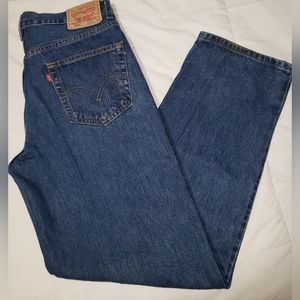 Levi’s Mens 550 Relaxed Fit 34W x 32L